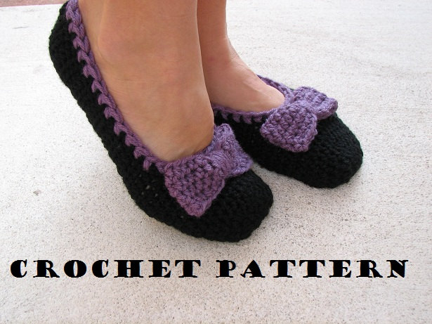 Adult Slippers Crochet Pattern PDF,Easy, Great for Beginners, Shoes Crochet Pattern Slippers, Pattern No. 12